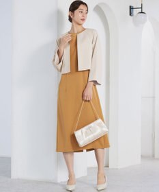 ANY SIS 【2WAY】ビジュー調タック パーティバッグ