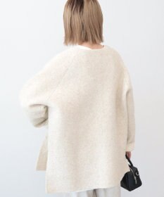 AMERICAN HOLIC Wフェイスラグランニットコーディガン