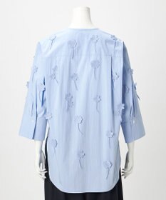 23区 【GOLD LABEL】エンブロイダリータイプライター ブラウス