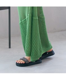 MODE ET JACOMO <carino>２WAYビジューサンダル