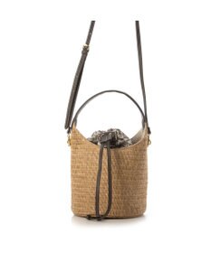 UNBILLION cachecache ジャガード巾着付きポリプロピレンバケツバッグ