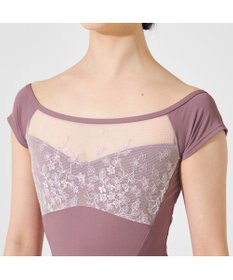 Chacott ◎【Nela ライン】キャップスリーブレオタード