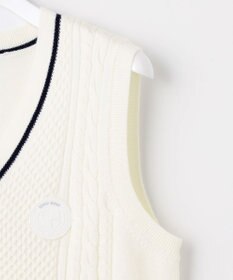 23区GOLF 【WOMEN】【洗える】ニットベスト