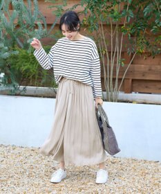 ANY 【洗濯機可能・ウエストゴム】リラックススカーチョ