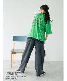 CRAFT STANDARD BOUTIQUE 【ユニセックス】PEANUTS/スヌーピー 切り替えTシャツ