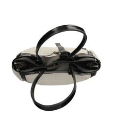 INTER-CHAUSSURES 【CHRISTIAN VILLA】レザーハンドルキャンバストート