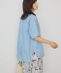AMERICAN HOLIC Ｗポケット半袖デニムシャツ