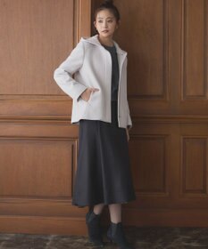 組曲 S 2WAYショートビーバー フーテッドコート