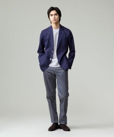 J.PRESS MEN シャツの軽快さ×ジャケットの上品さ【 盛夏対応 / 軽量 / 洗える / 高通気性】千鳥レース サマージャケット