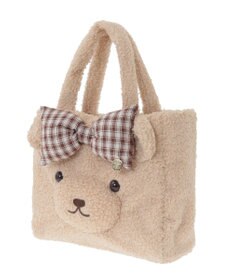 Maison de FLEUR リボンベアショルダートートバッグ