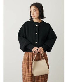 Green Parks ・ＥＬＥＮＣＡＲＥ　ＤＵＥ　パール釦カーディガン