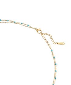 AMERICAN HOLIC 【ステンレス】プチトップカラーMIX2連ネックレス