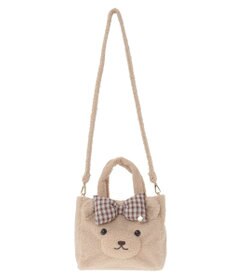 Maison de FLEUR リボンベアショルダートートバッグ