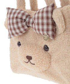 Maison de FLEUR リボンベアショルダートートバッグ