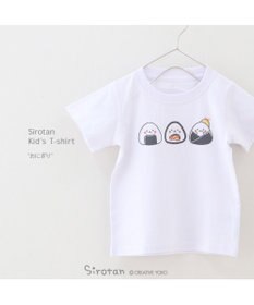Mother garden しろたん キッズ Ｔシャツ 《おにぎり柄》