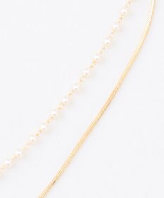 ANY 2連ショートパールネックレス