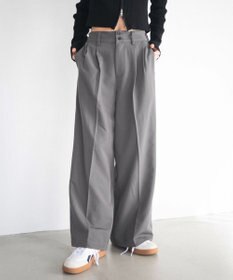 WEGO 【ユニセックス着用ITEM/SMLサイズ展開】バギースラックス