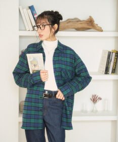 WEGO 【ユニセックス着用ITEM/SMLサイズ展開】チェックネルシャツ