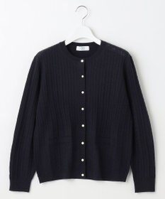 J.PRESS LADIES 【洗える】KNIT BASIC クルーネック カーディガン