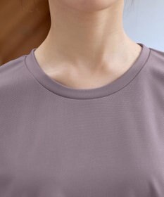 Tiaclasse 【洗える・接触冷感・紫外線ケア・サラごこち】ラウンドヘムチュニック