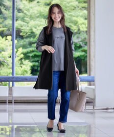 Tiaclasse 【洗える】エンボスロゴニットプルオーバー