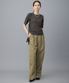 自由区 ジオメトリックアセテート プルオーバー