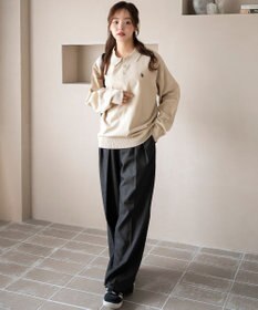 WEGO 【25年秋冬新作/ユニセックス着用ITEM/MLサイズ展開】別注USPOLOニットポロ