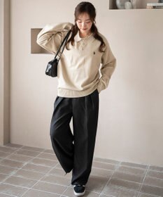 WEGO 【25年秋冬新作/ユニセックス着用ITEM/MLサイズ展開】別注USPOLOニットポロ