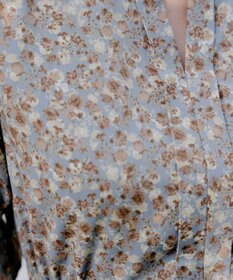 Tiaclasse 【洗える】キャンディースリーブ花柄ワンピース