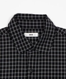 WEGO 【ユニセックス着用ITEM/MLサイズ展開】ミニチェックシャツ（SS）