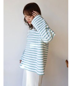 AMERICAN HOLIC ＯＥ天竺ボーダーＢＩＧプルオーバー