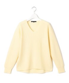 23区 S 【洗える】ウールカシミヤ Vネック ニット