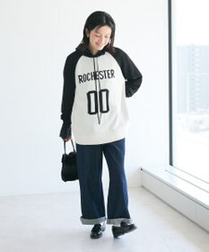 CRAFT STANDARD BOUTIQUE ロゴジャガードメッシュニットプルオーバー