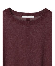 Green Parks ・ＥＬＥＮＣＡＲＥ　ＤＵＥバックパールシアー５分ニット