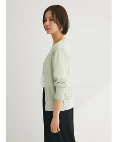 Green Parks ラメクルーネックカーディガン