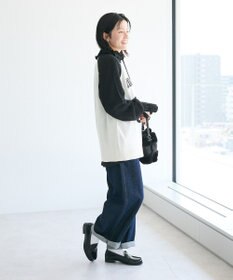 CRAFT STANDARD BOUTIQUE ロゴジャガードメッシュニットプルオーバー