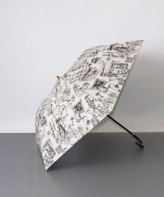 AURORA 【 Beaurance （ビューランス）】サマーシールド プリント夢が棲む場所　晴雨兼用傘（折りたたみ傘）