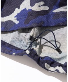 JOSEPH ABBOUD MOUNTAIN 【ストレッチ/軽量/撥水/ポケッタブル】エンボスカモフラージュ パーカー