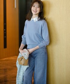 23区 【WEB&一部店舗限定】ビジューデザイン 2WAY ニット