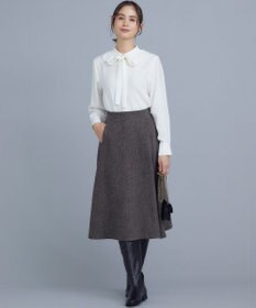 組曲 シックツイード フレアスカート
