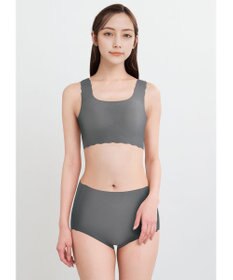 WACOAL 【GOCOCi ゴコチ】 ノンワイヤーブラ ハーフトップ まるでつけていないような着ごこち ムレにくい フラット仕上げ ホックなし CGG510 /ワコール