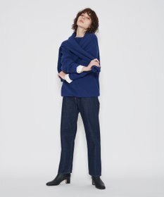 J.PRESS YORK STREET 【UNISEX】畦クループルオーバー ニット