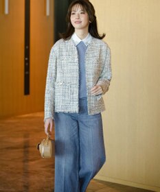 23区 【WEB&一部店舗限定】ビジューデザイン 2WAY ニット