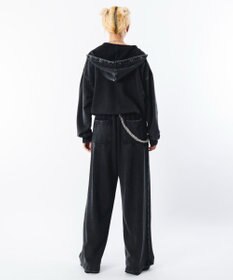 WEGO 【ユニセックス着用ITEM】ブリーチハトメZIPパーカー