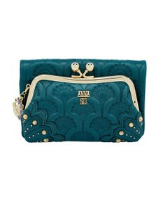 ANNA SUI ピーコック 二つ折り口金財布