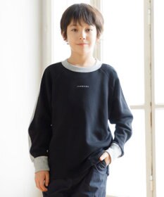J.PRESS KIDS 【140-170cm】裏毛ラグラン ロゴトレーナー