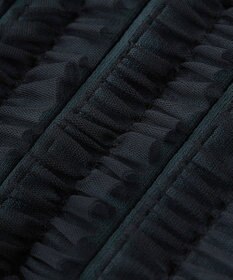 YECCA VECCA 2wayチュールフリルニット