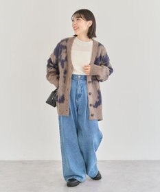 Green Parks アニマル柄カーディガン