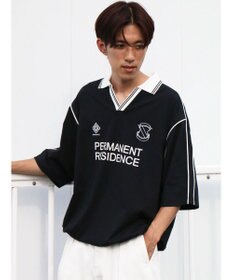 CRAFT STANDARD BOUTIQUE 接触冷感/UVカット/イージーケア/ストレッチ/ゲームシャツ-A