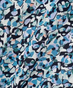 自由区 L 【洗える】フラワーペタルプリント ワンピース